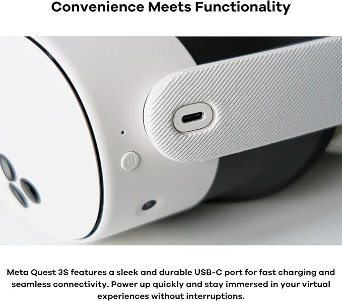 Meta Quest 3S – 128GB Advanced All-in-One VR Headset - Pre-Owned -Like new