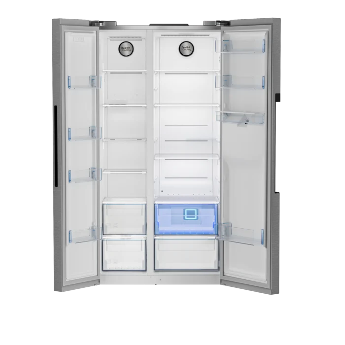 Defy 555L Side-By-Side Fridge F740 ECO M NL DFF547