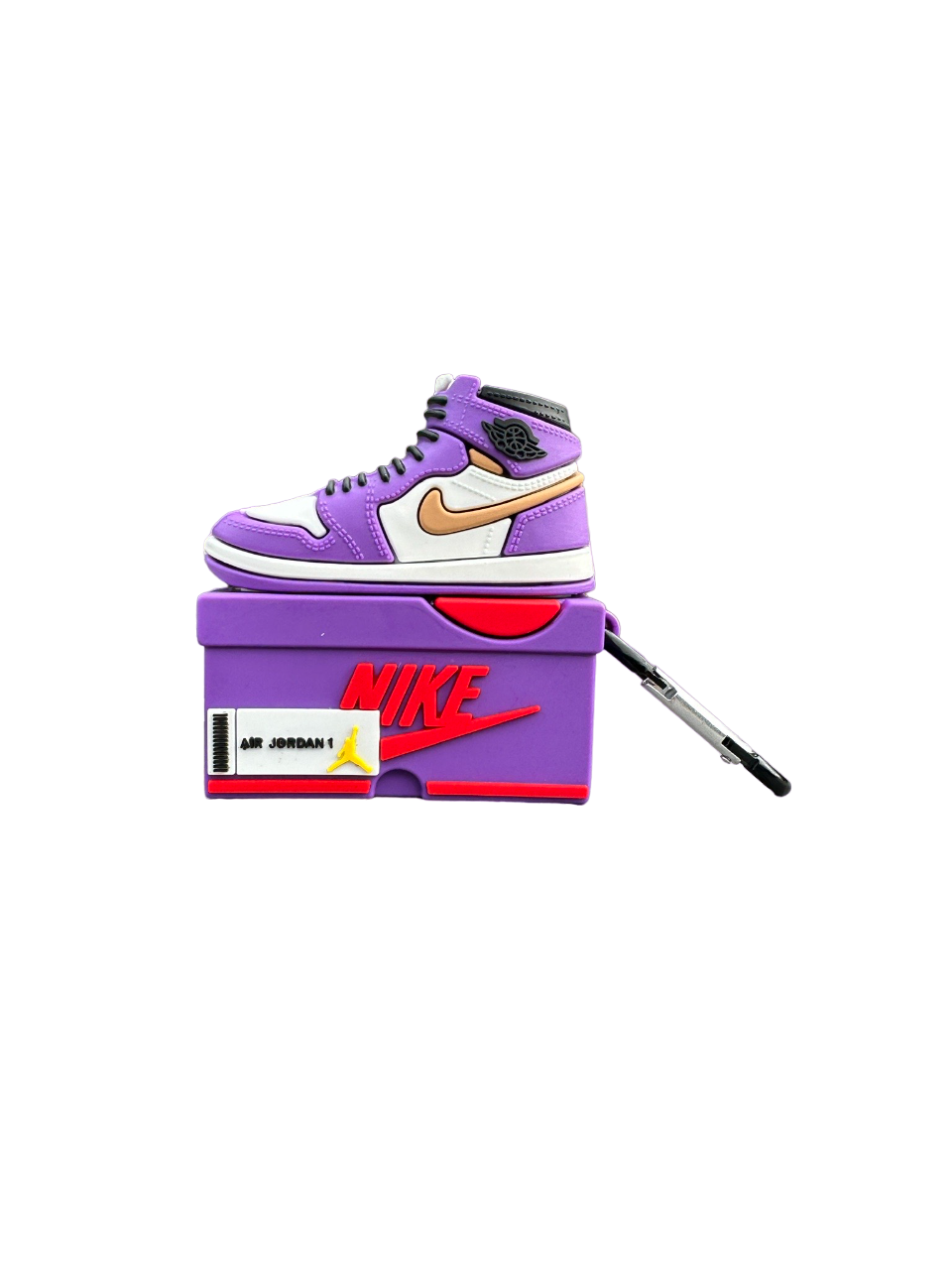 Air Jordan 1 High Sneaker Airpods Case Purple