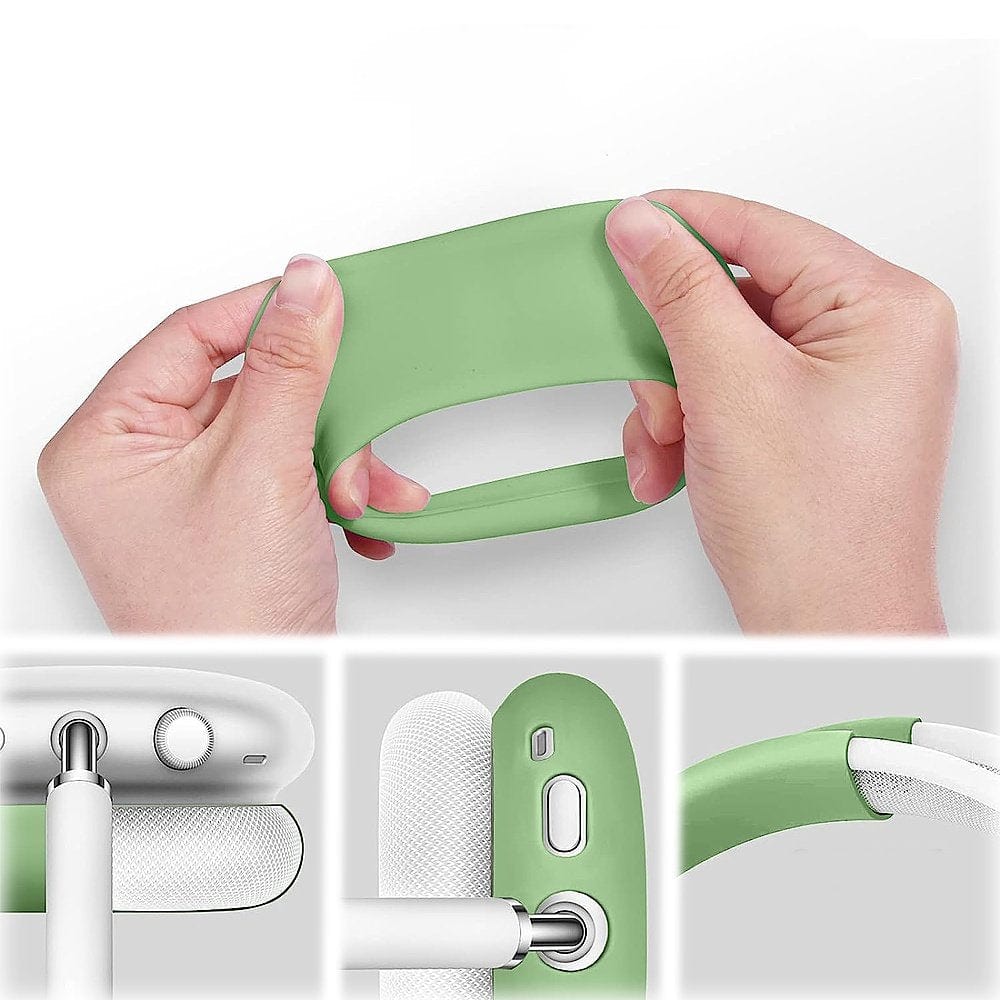 Silicone Combo Kit Case for Apple AirPods Max Headphones - Green