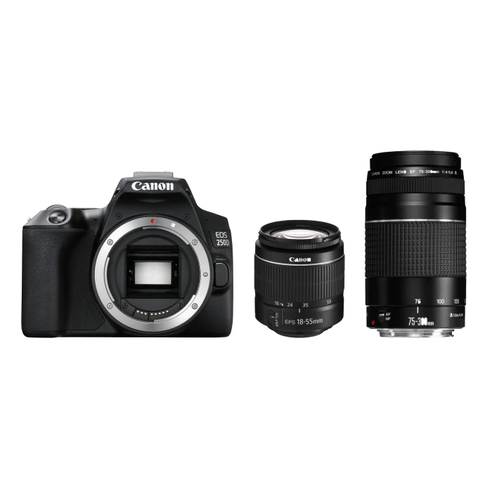 Canon EOS 250D DSLR Double Lens Kit