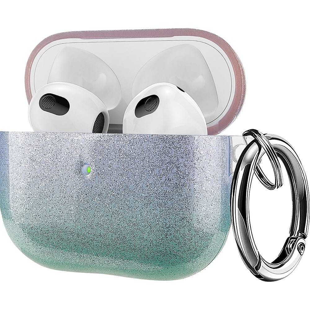 SaharaCase - Sparkle Series Case for Apple AirPods 3 (3rd Generation) - Blue/Green
