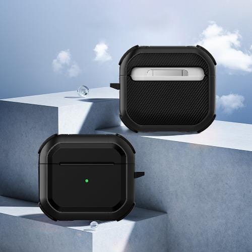 SaharaCase - Armor Series Case for Apple AirPods (3rd Generation) - Black